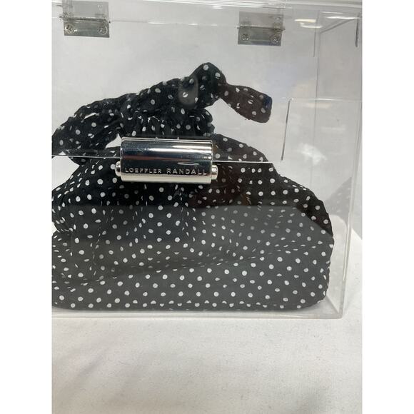 Loeffler Randall 'Acrylic' Black Plastic Handle Bag - Picture 4 of 4
